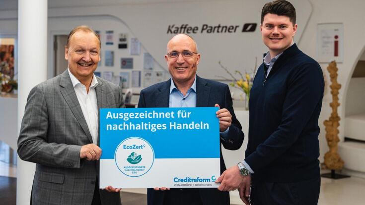EcoZert certified for sustainable action at Kaffee Partner