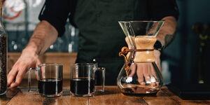 Fertiger Kaffee aus der Chemex