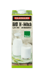 Naarmann Bio H-Milch Frontansicht