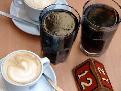 Selosoda serviert in einem Glas