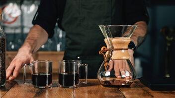 Fertiger Kaffee aus der Chemex