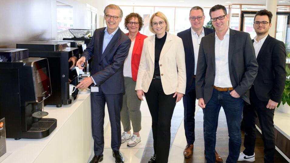 Kaffee Partner empfängt Osnabrücker Oberbürgermeisterin Pötter
