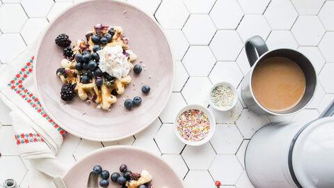 Kaffee zum gesunden Frühstück