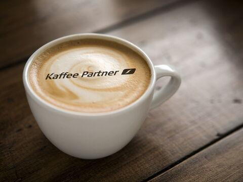 Kaffee mit Logo bedruckt