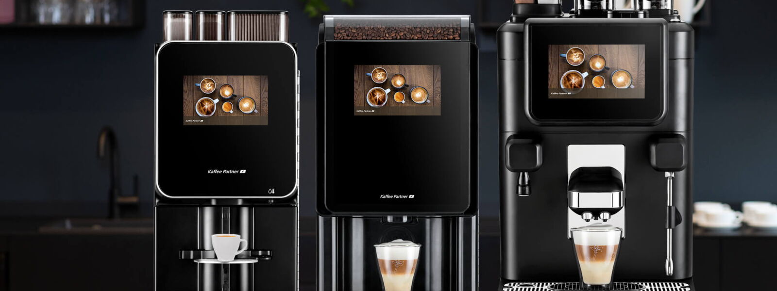 Commercial coffee machines for rent Kaffee Partner